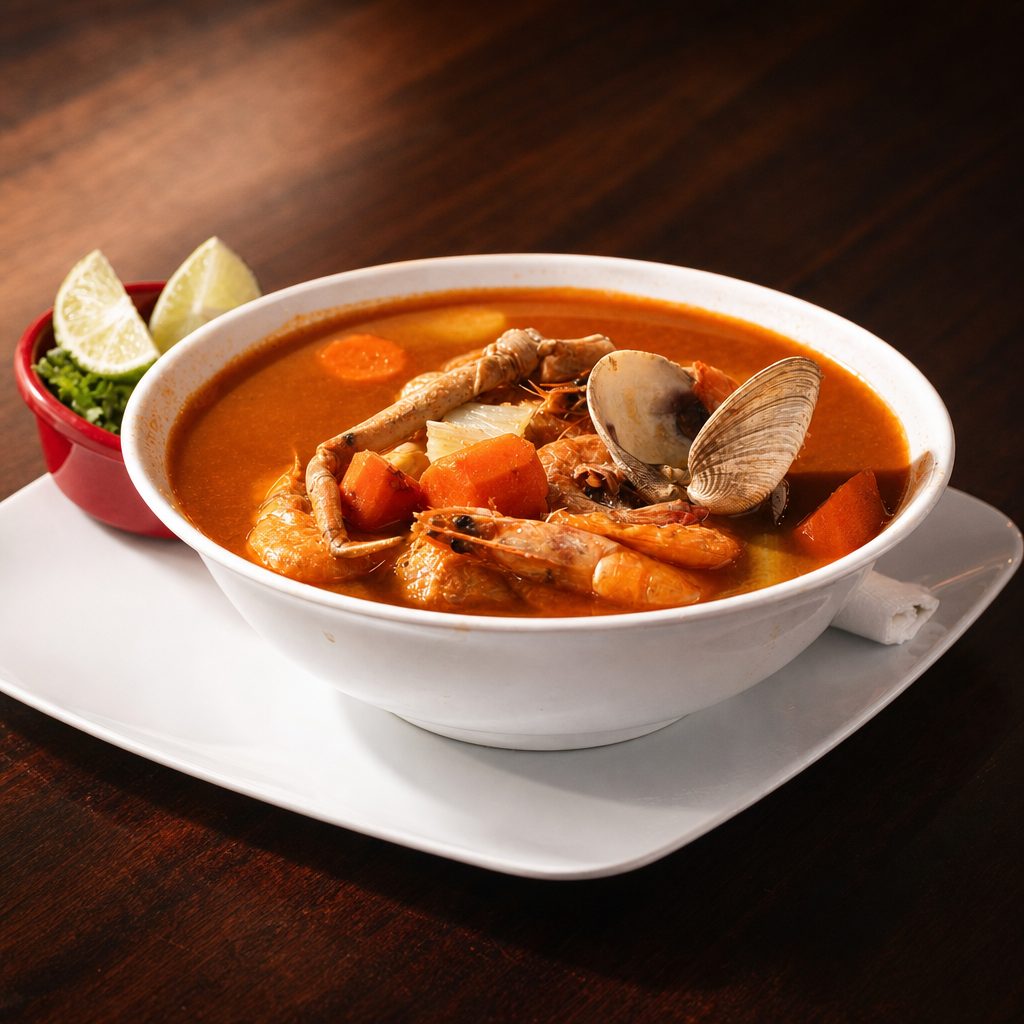 The (7) Seas Mexican Soup.