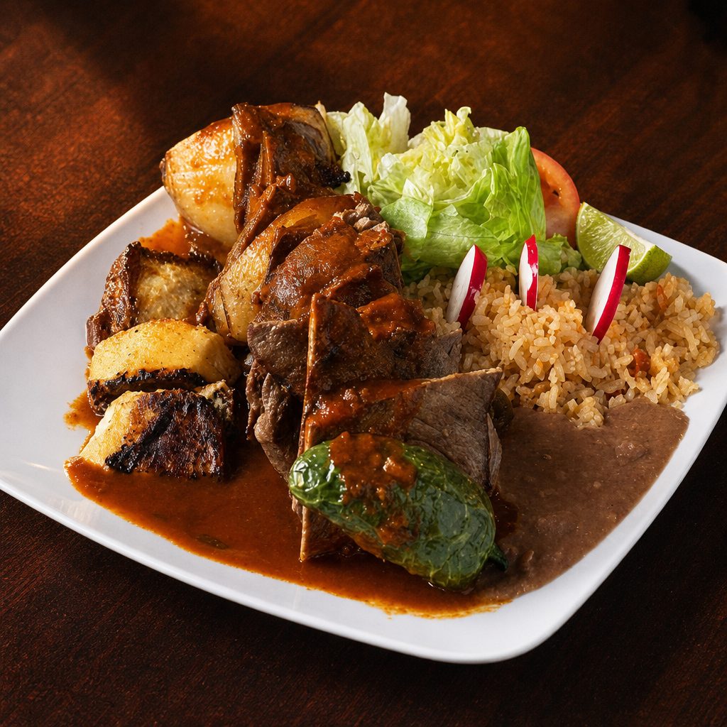 Shish Kabobs of Beef.